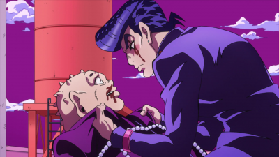 Being warned by Josuke to never double-cross them again
