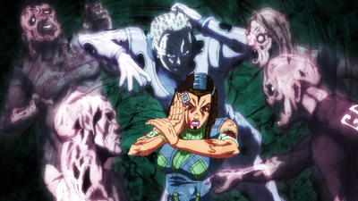 Sports Maxx and his zombies surround Ermes