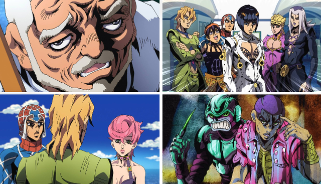 Characters appearing in JoJo's Bizarre Adventure: Golden Wind Anime