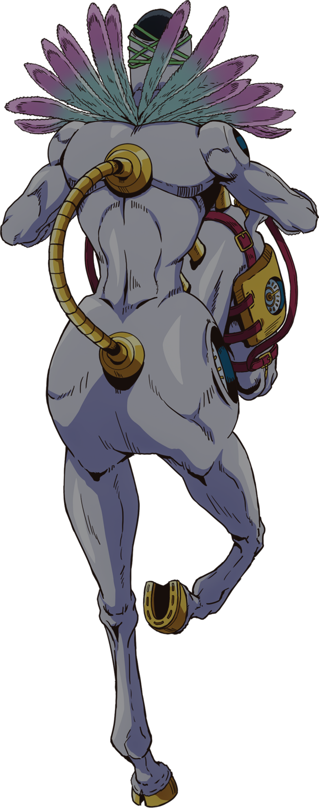 Filemade In Heaven Back Render Animepng Jojos Bizarre Encyclopedia Jojo Wiki 