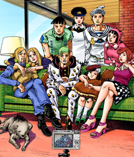 The Higashikata family featured in JoJolion
