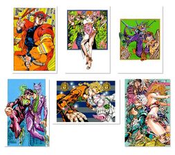 Hirohiko Araki JoJo Exhibition 2012 Postcards