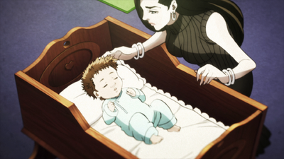 Baby Joseph and his mother