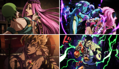 JJBA City Hall」 — Stone Ocean stand stats eyecatch illustrations