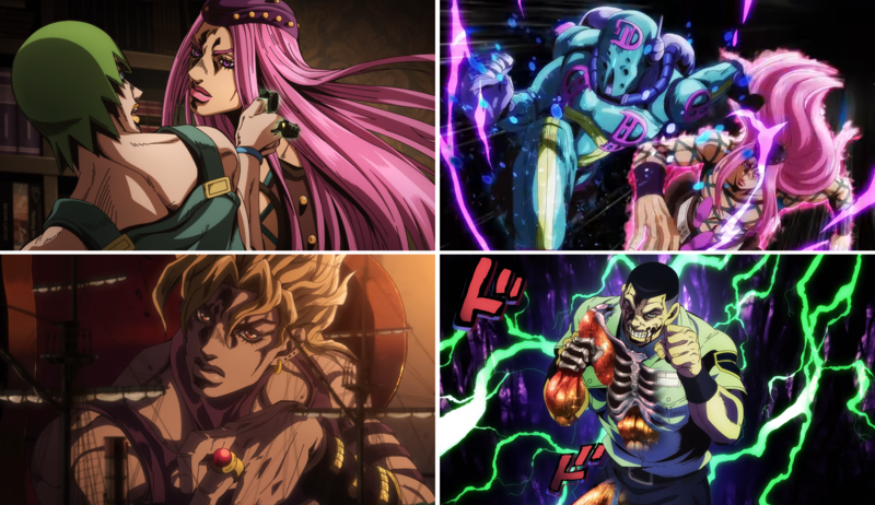 JoJo's Bizarre Adventure Stone Ocean Wafer Card Jolyne Cujoh Opening 2  Scene OP