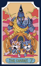 Tarot card representing the Chariot