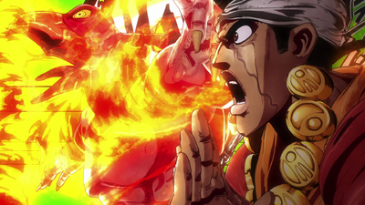 Avdol and Magician's Red