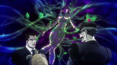 The state of Holy during the later events of Stardust Crusaders. NSFWTAG