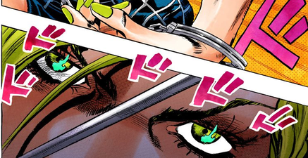 Jolyne determinada a salvar Ermes