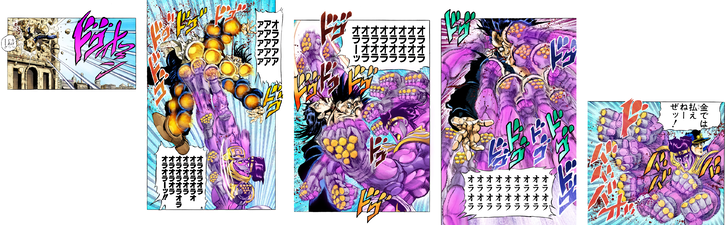 Finished off by Star Platinum