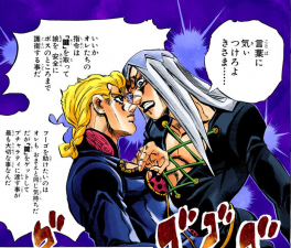 Abbacchio and Giorno argue over their priorities