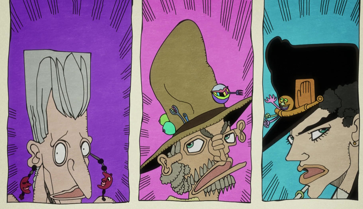 JoJo's Bizarre Adventure: Stardust Crusaders - Oingo's Divine Khnum and  Boingo's Divine Thoth (2015) - (S2E27) - Backdrops — The Movie Database  (TMDB)