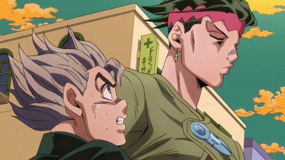 Rohan trying to hide his emotions from Reimi and Koichi