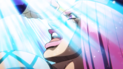 Anasui blinded by the light as Made in Heaven emerges out of his arm