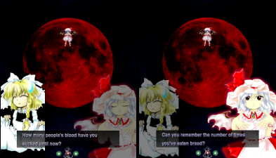 Marisa's dialogue with Remilia