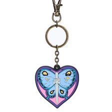 Jolyne Butterfly Rubber Keychain