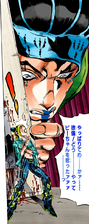 Angry at Jolyne for taking her "parrot"