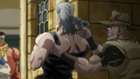 Hol horse holding empeor to polnareffs head.png