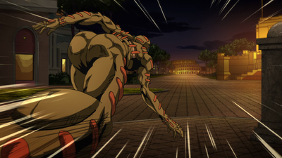 Secco chases after the Colosseum