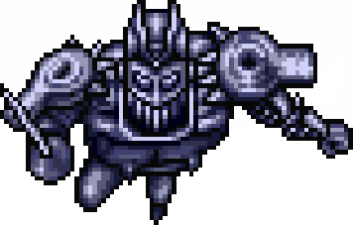 Silver Chariot sprite in the SFC game