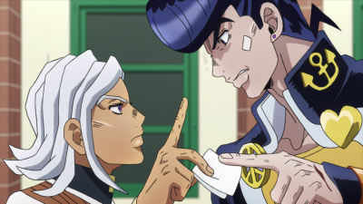 Terunosuke confronts Josuke face-to-face