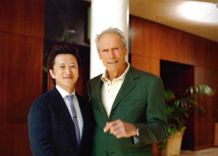 Eastwood with Hirohiko Araki in 2012