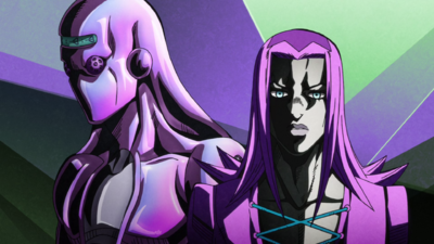 Moody Blues & Abbacchio in Fighting Gold