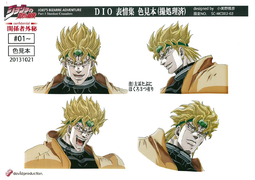 Star Platinum's design sheets in Anime (part 3-4-6) and OVA :  r/StardustCrusaders