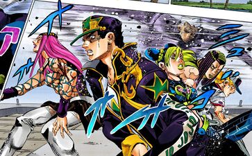 The Joestar Group struggles to catch Pucci off-guard.