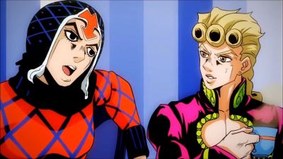 Giorno and Mista featured in Ultra Jump CM