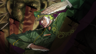 Stroheim in the ending credits, (Episode 13)