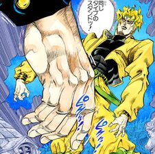 Realising that Star Platinum and The World are the same type of Stand