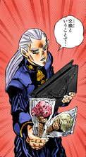 Mikitaka turns part of his hand into two ice creams