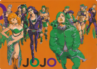 Jojo's key visual big sticker #4
