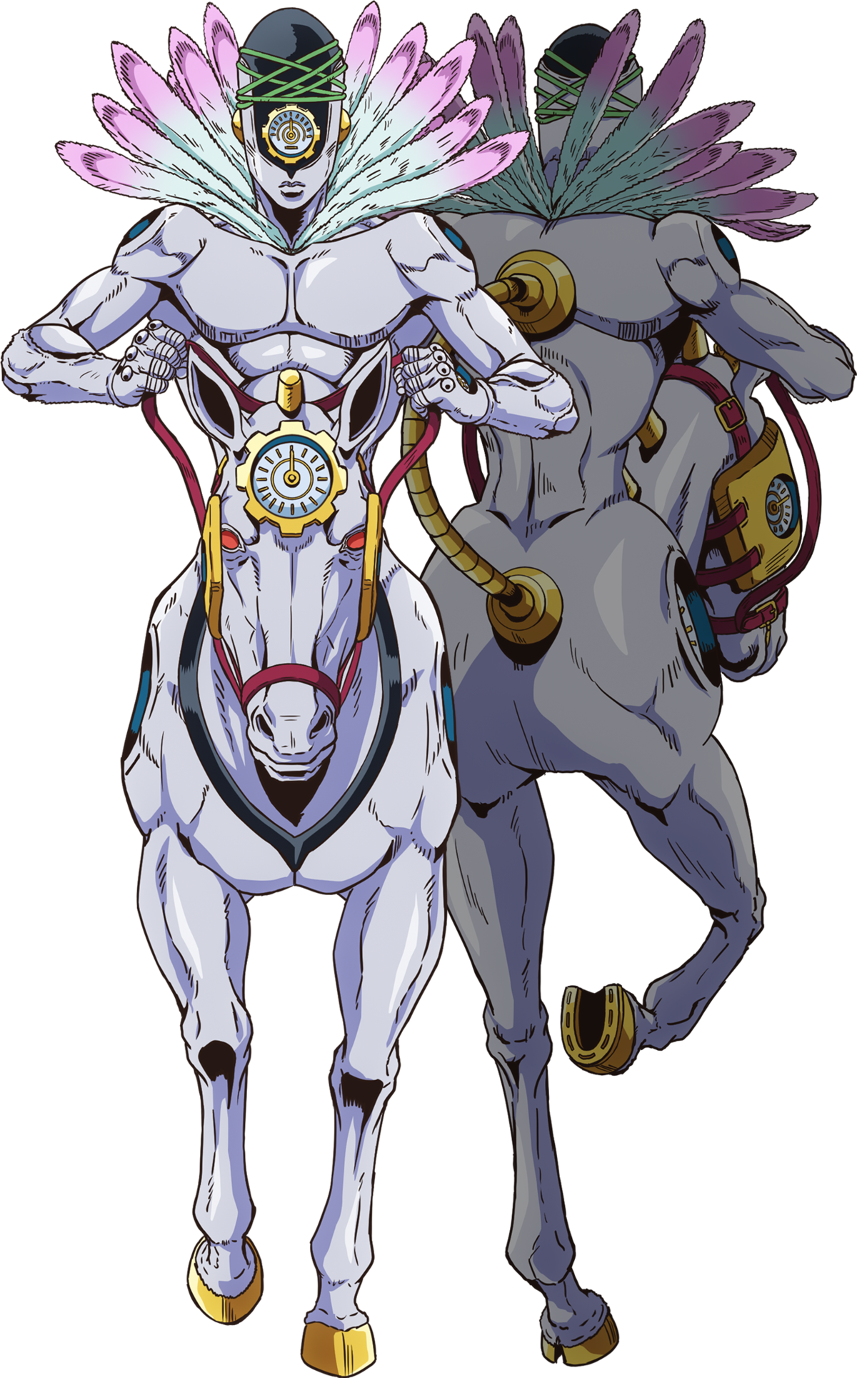 Filemade In Heaven Front And Back Render Animepng Jojos Bizarre Encyclopedia Jojo Wiki 3723