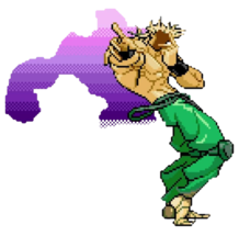 Shadow DIO sprite with The World (Pre Reveal)