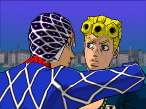 Mista tells Giorno that he trusts Bruno to make the right call