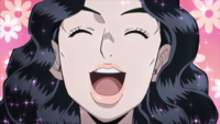 Yukako happy over a right answer.png