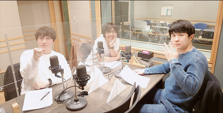 Takuya Sato with Daisuke Ono and Tomokazu Sugita on JOESTAR RADIO