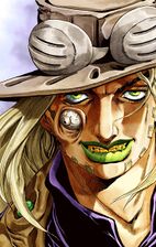 Gyro merges with the Corpse's right eye