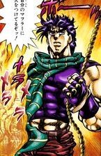 Joseph sets his own scarf on fire