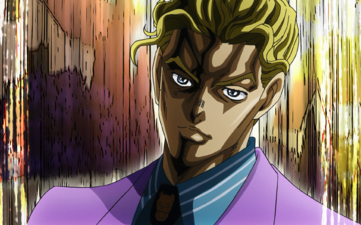 Kira's murderous yet calm demeanor as Koichi discovers the truth