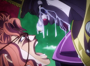 Crying eyeballs into Kakyoin's mouth so that he can't scream