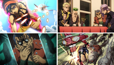 Characters appearing in JoJo's Bizarre Adventure: Golden Wind Recaps Anime