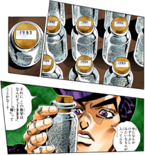 Josuke discovers Kira's nail trimming collection
