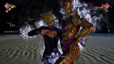 Gold Experience Requiem in Jump Force