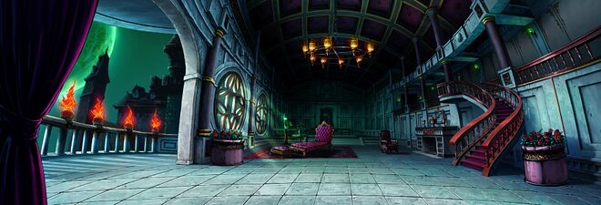 Dio's Castle as a stage in All-Star Battle
