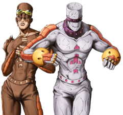 Lang Rangler with his Stand