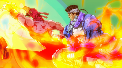 Avdol and Magician's Red