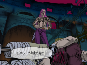 Polnareff's defeat at the hands of Diavolo